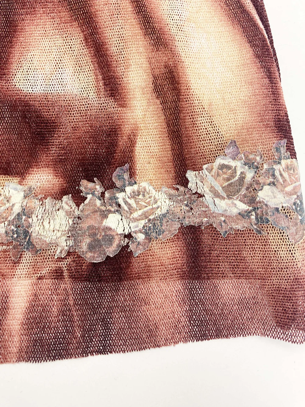 Jean Paul Gaultier S/S 2001 demon print mesh top — JAMES VELORIA